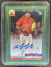 2026 Topps Jhostynxon Garcia 1991 Chrome Silver Pack RC Green Mojo Refractor /99