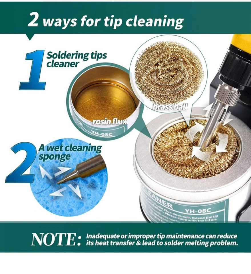 YIHUA 939D+ I Soldering Station Upgraded 75 Watt Digital Display Soldering Iron - Image 2 of 4