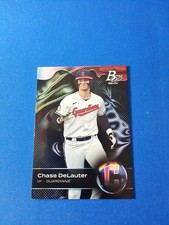 2023 Bowman Platinum Chase DeLauter Top Prospect Base Cleveland Guardians TOP-90