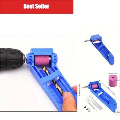 Portable Drill Bit Sharpener with Grinding Wheel for Quick Sharpening