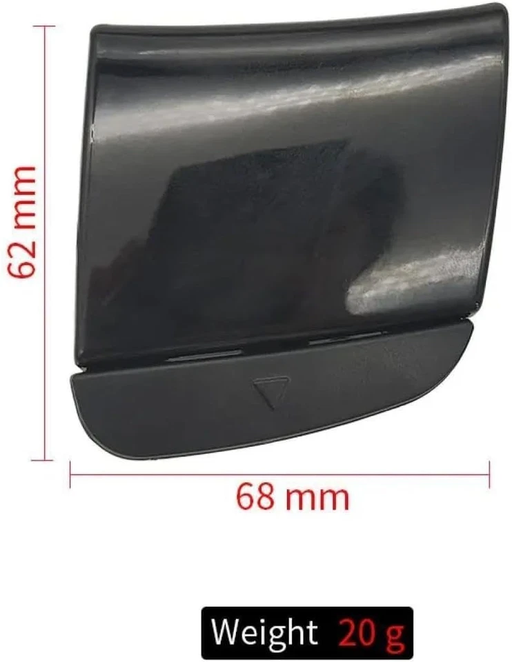 Front Bumper Tow Hook Eye Cover Caps Set Fit Mercedes-Benz A220/A35 AMG 1954-22 - Image 4 of 4