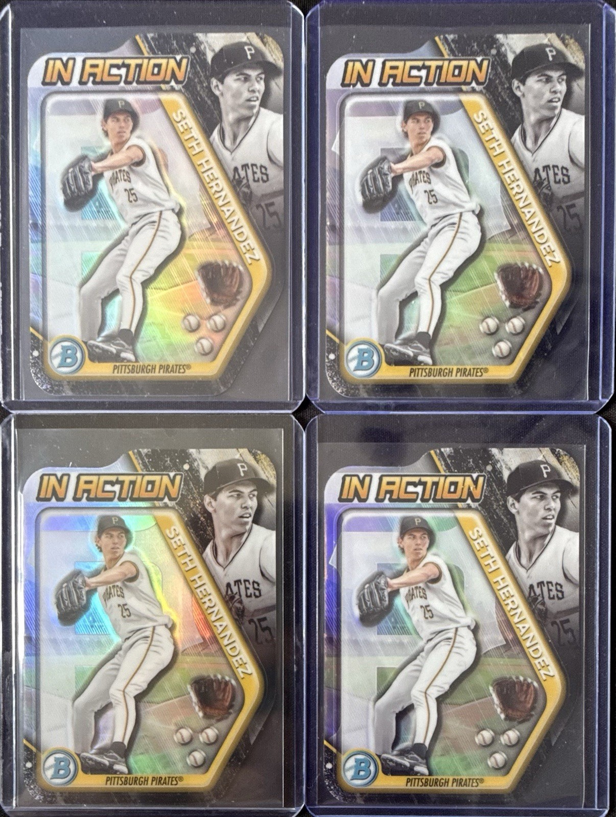 SETH HERNANDEZ | 2025 Bowman Draft | In Action Lot (4)