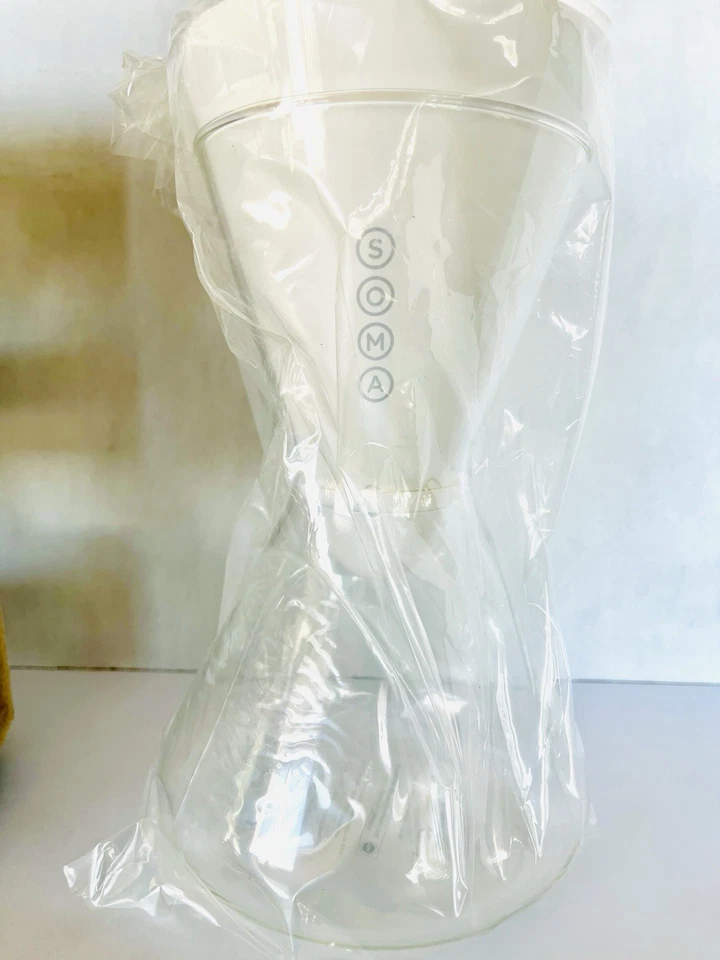 NEW SOMA Water Filter Pitcher 6 Cup 48 Oz Glass Carafe/Plant Based Carbon Filter - Image 4 of 4