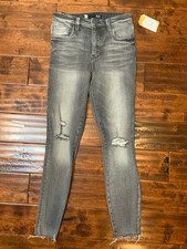 Kut From The Kloth Gray Wash Fab Ab Connie Ankle Skinny Jeans, Size 2