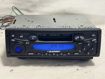 BLAUPUNKT BOSTON C30 DMS RDS RADIO CASSETTE 40W X 4 VW MERCEDES BMW