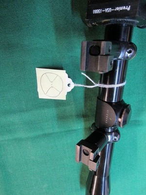Leupold 4x rifle scope w premier reticle and adjustment for running boar / olymp