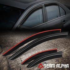 Fits 2008-2017 Mitsubishi Lancer Sedan Window Visor Sun Rain Guard Deflector