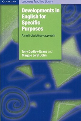 Developments in English for Specific Purposes by Tony Dudley-Evans NEW
