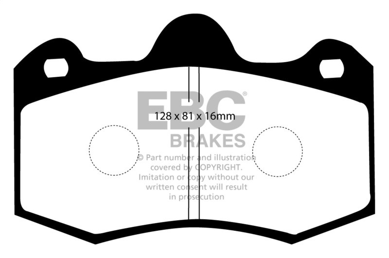 McLaren MP4-12C Rear Brake pad