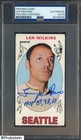 Len Wilkens HOF Signed 1969-70 Topps Basketball #44 Supersonics PSA/DNA AUTO