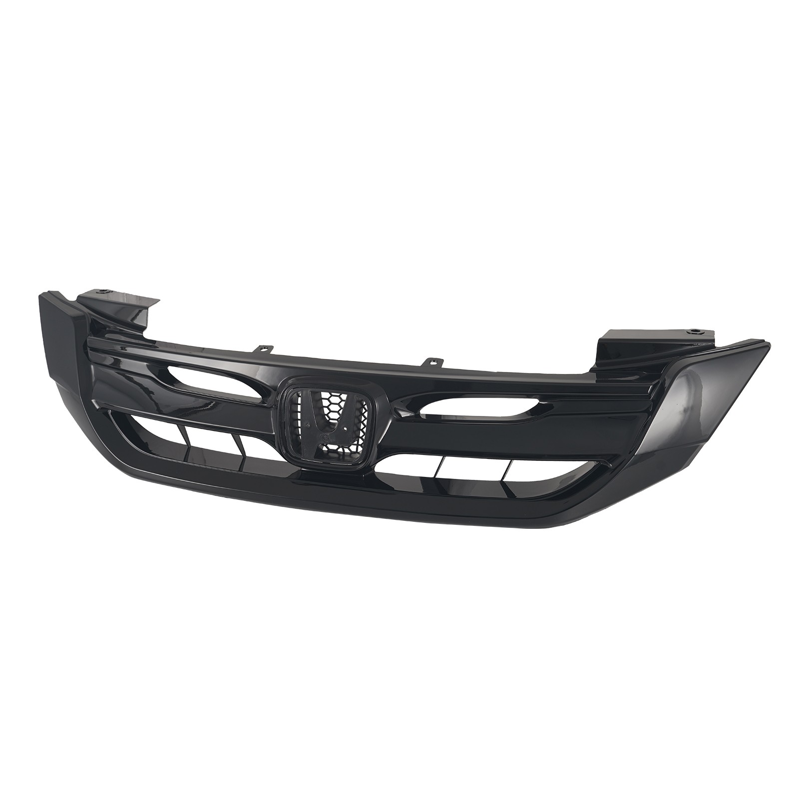 Gloss Black JDM Mod Style Front Bumper Grille Fit 2013 2014 2015 Honda Accord