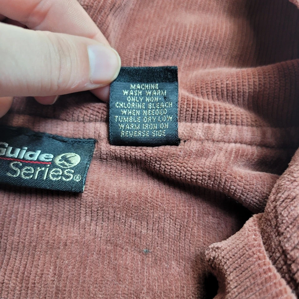 Guide Series Коричневая Вельветовая Куртка Размер Large Деревенская Деревенская Рабочая Одежда Barn Chore - Изображение 4 из 4