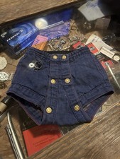 1960 Baby Diaper Denim Jeans Vintage Great Condition 12-18 Lbs