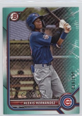 2022 Bowman Draft Aqua 16/199 Alexis Hernandez #BD-173 1u6