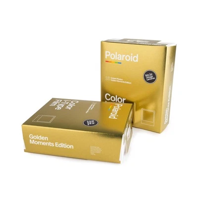 2x Polaroid I-Type Doppelpack Golden Moments Goldrahmen goldener Rahmen iType - Bild 1 von 4