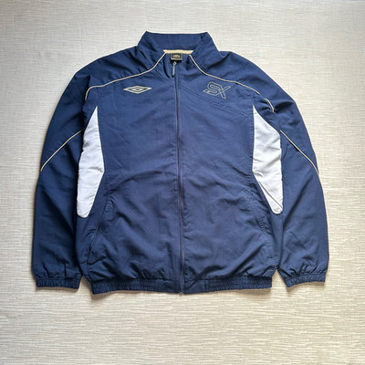 Umbro Track Jacke Blau Weiß Vintage Sportswear Y2K SX