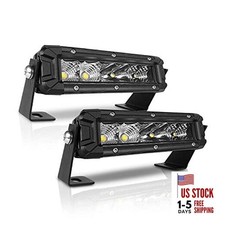 LED Light Bar 6 Inch 60W Single Row Flood Spot Beam Combo 6in led light bar