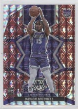 2021 Panini Mosaic Rookies NBA 75th Anniversary Prizm Davion Mitchell #208 1u6
