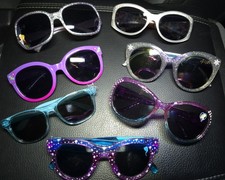 Disney, Youth Girl's Lot Of 7 Sunglasses T1 