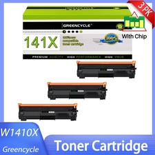 3PK Replacement for HP 141X Toner Cartridges fit for HP LaserJet MFP M139w M140w