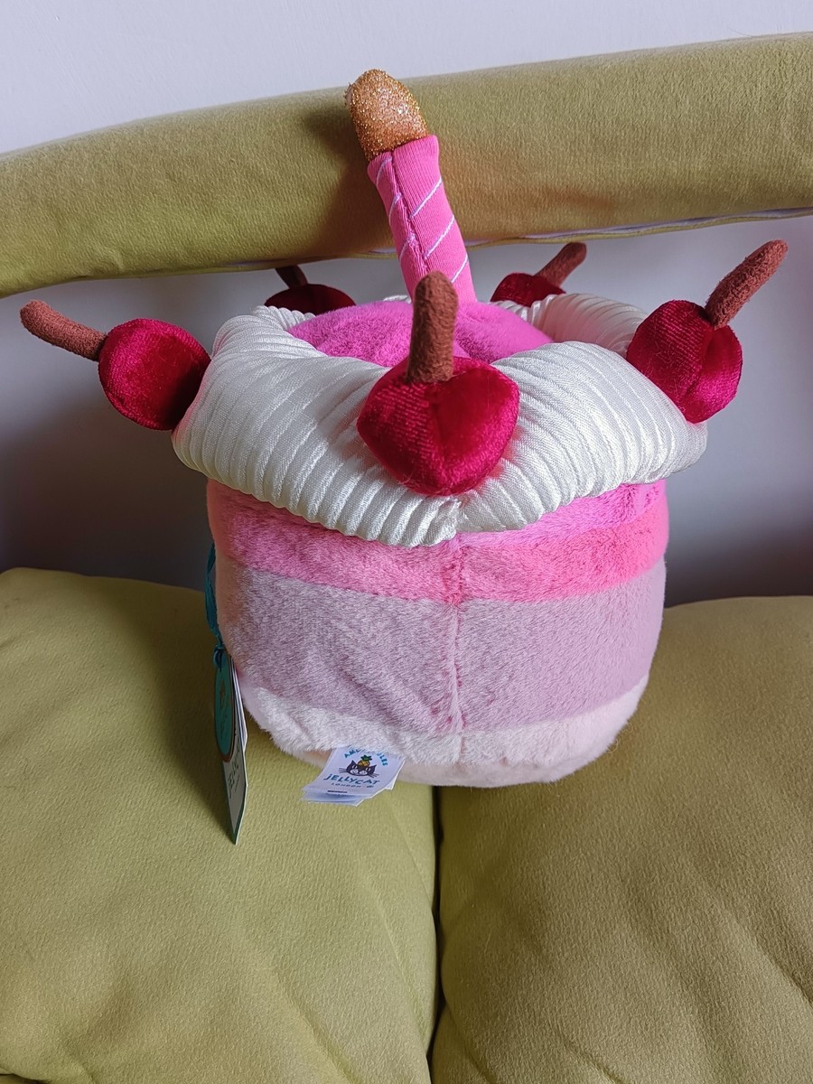 Jellycat Cheryl Cherry Cake Adorable Gift Plush Doll / Children's