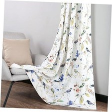 Bedroom Curtains 84 Inch Length 2 Panels Set, 42"W x 84"L Pack of 2 Blue