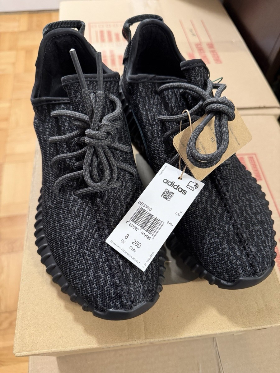 Buy Size 8.5 - adidas Yeezy Boost 350 2016 Pirate Black online | eBay