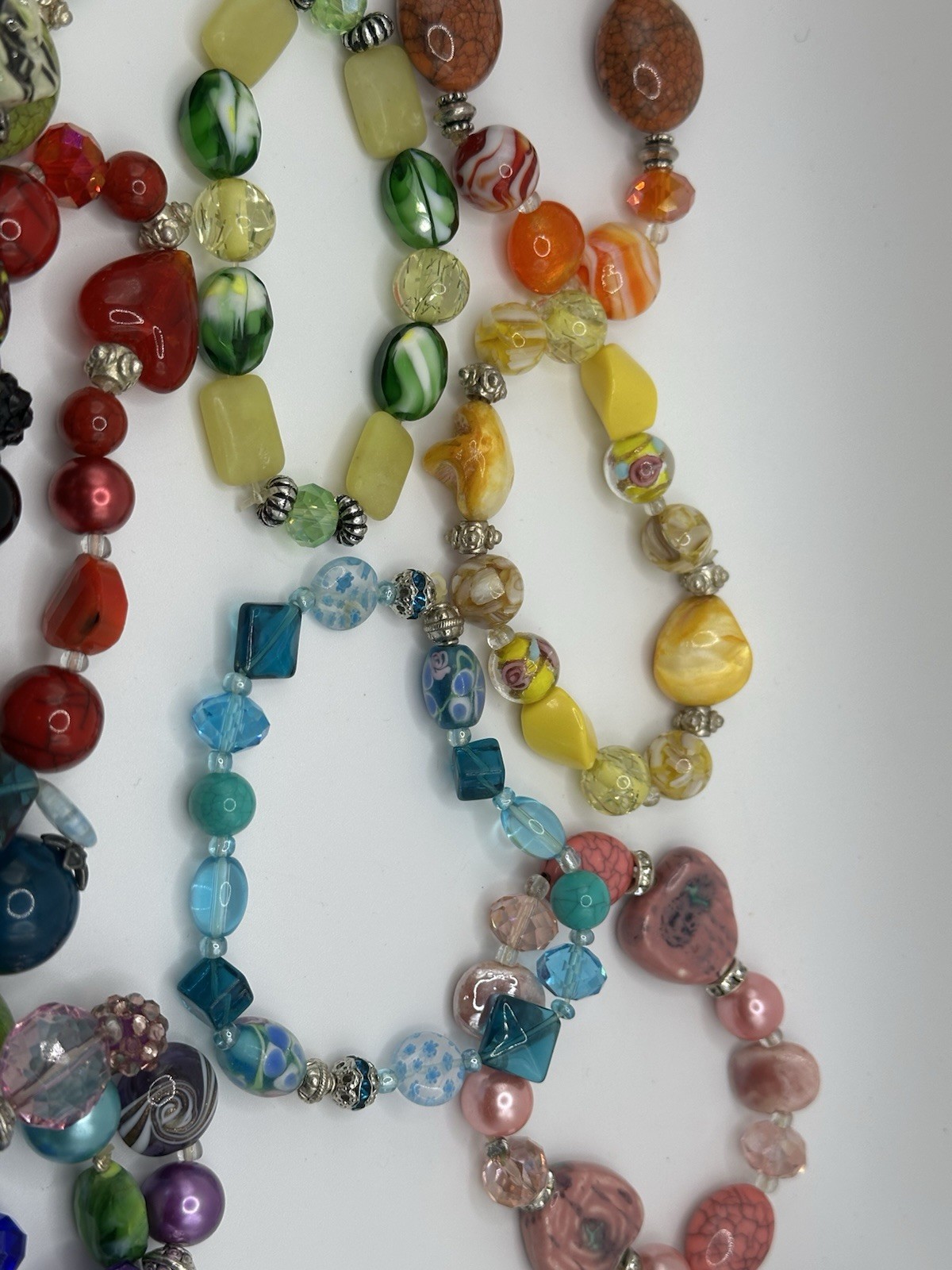 Large Bundle of Brackets: Various Colors and Beads See Pictures for Details