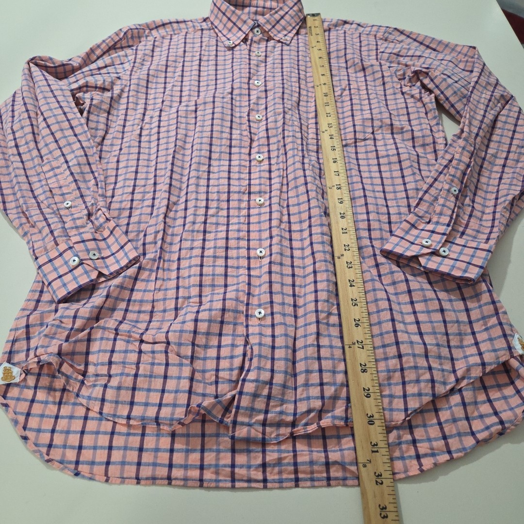ROBERT TALBOTT Classic MENS M Button Down SHIRT L… - image 8