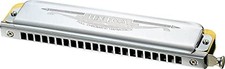 TOMBO Unika 1244G 22-Hole Slide-Type Chromatic Harmonica From Japan