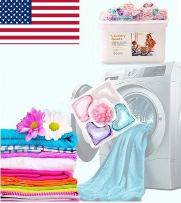 200+ Laundry Beads 5-in-1 Concentrated Laundry Detergent Capsules for Deep Clean