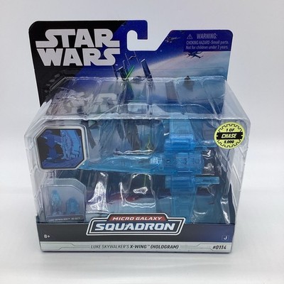 Star Wars Micro Galaxy Squadron Series 5 Luke Skywalker's X-Wing Hologram CHASE