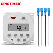 Digital Timer Switch Cn101a 12vdc 220vac 7 Days Weekly Programmable Time Relay