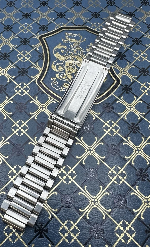 Pulsera de acero inoxidable JB Champion para Bulova Accutron - Similar a Omega 1175 Foto 4 de 4