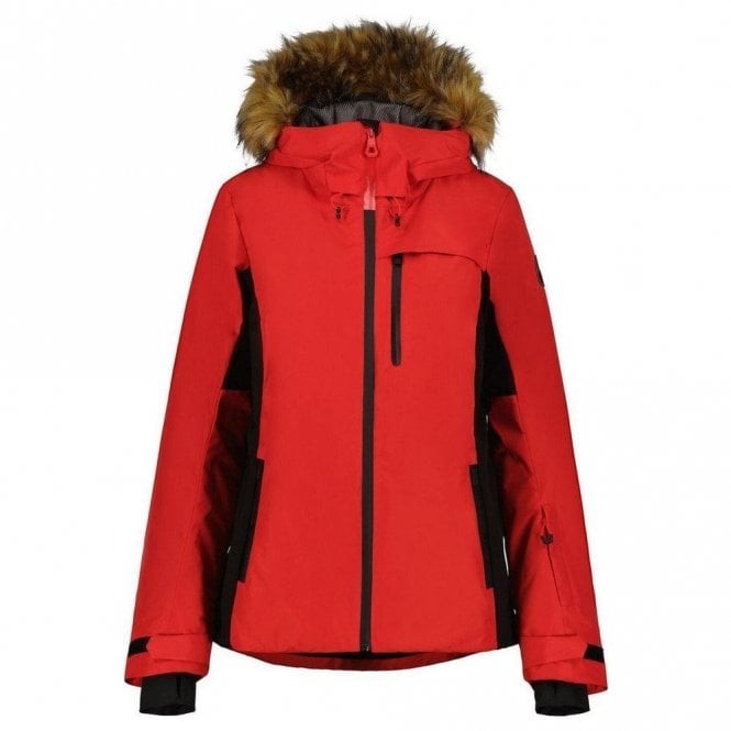 Icepeak Womens Edna Ski Jacket: Red: 12