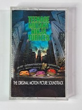 Teenage Mutant Ninja Turtles Original Movie Film Soundtrack Cassette Tape TMNT