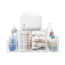 Acrylic Diaper Caddy, Baby Wipes Organizer for Changing Table, ... FAST USA SHIP