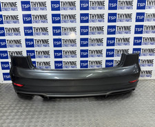 2018 Audi A3 S-Line 8V Facelift Saloon Complete Rear Bumper In Grey LZ7S