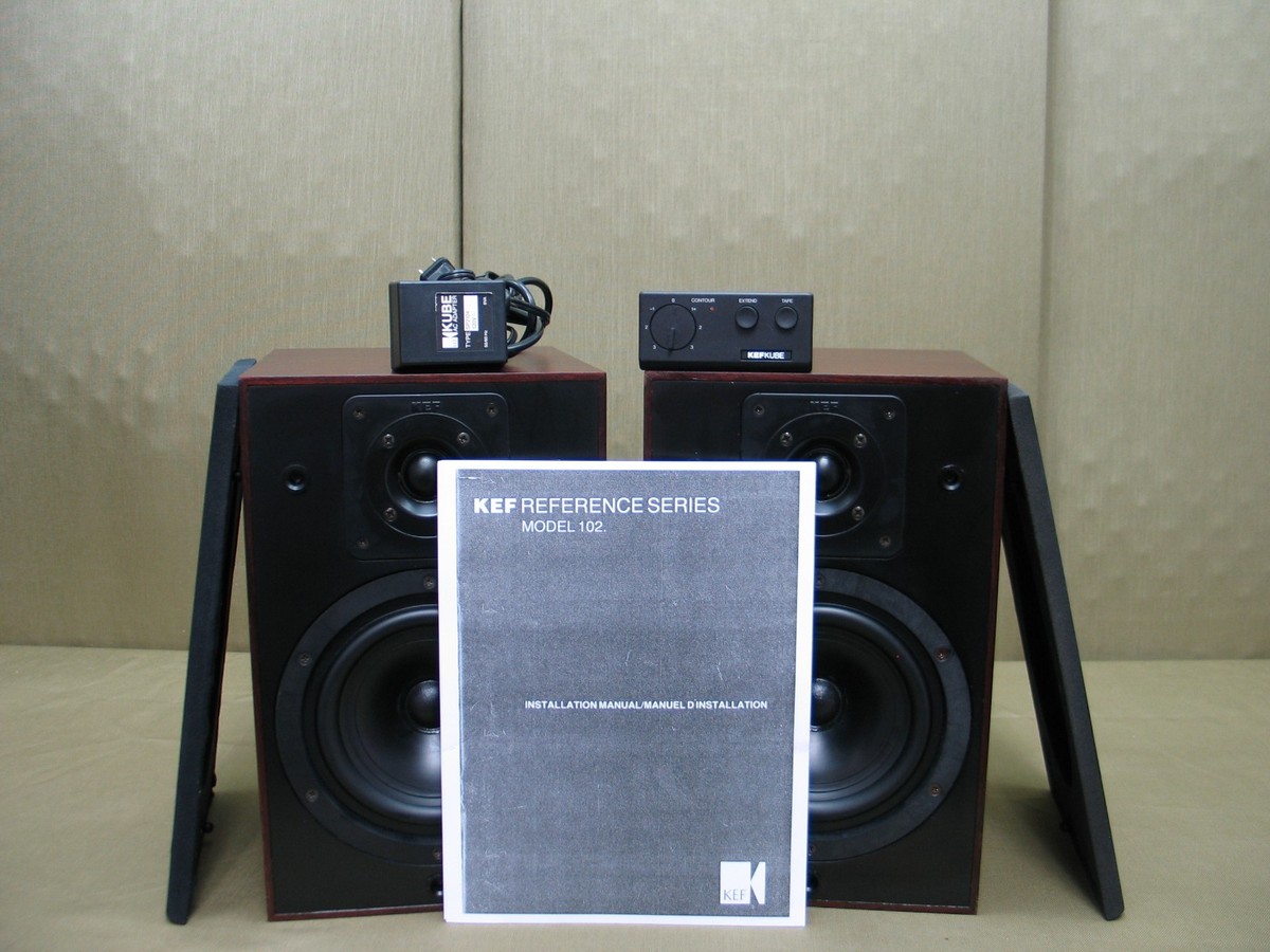 KEF Reference Model 102 Speakers (Matched Pair/With The 102 KUBE