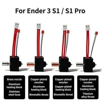 3D Printer For Ender 3 S1 Ender 3 S1 Pro Hot End Kit 0.4mm Nozzle Assembly Parts
