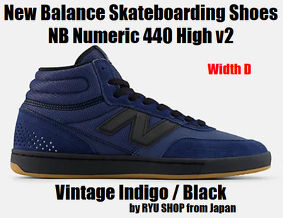 New Balance Skateboarding Shoes NB Numeric 440 High v2 UN440HNN D Vintage Indigo