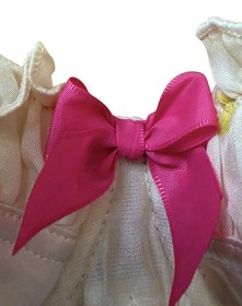 Agent Provocateur Laurie Polka Dot Balconette Bra Ivory Ruffle Pink Bow Size 32D