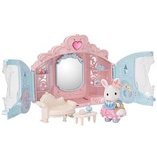Sylvanian Families salon de coiffure chariot à paillettes ensemble de chambre...