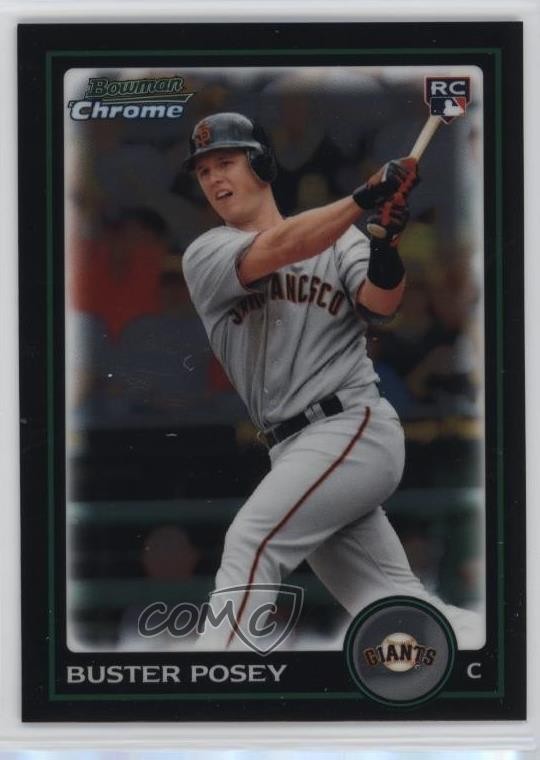 2010 Bowman Draft Chrome Buster Posey #BDP61 Rookie RC