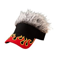 Wig Baseball Hat Golf Hat Casual Trendy Portable Funny Gift Party Comfortable