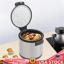 19L/20Qt Electric Commercial Rice Warmer Restaurant Non-stick Rice Warmer 110W