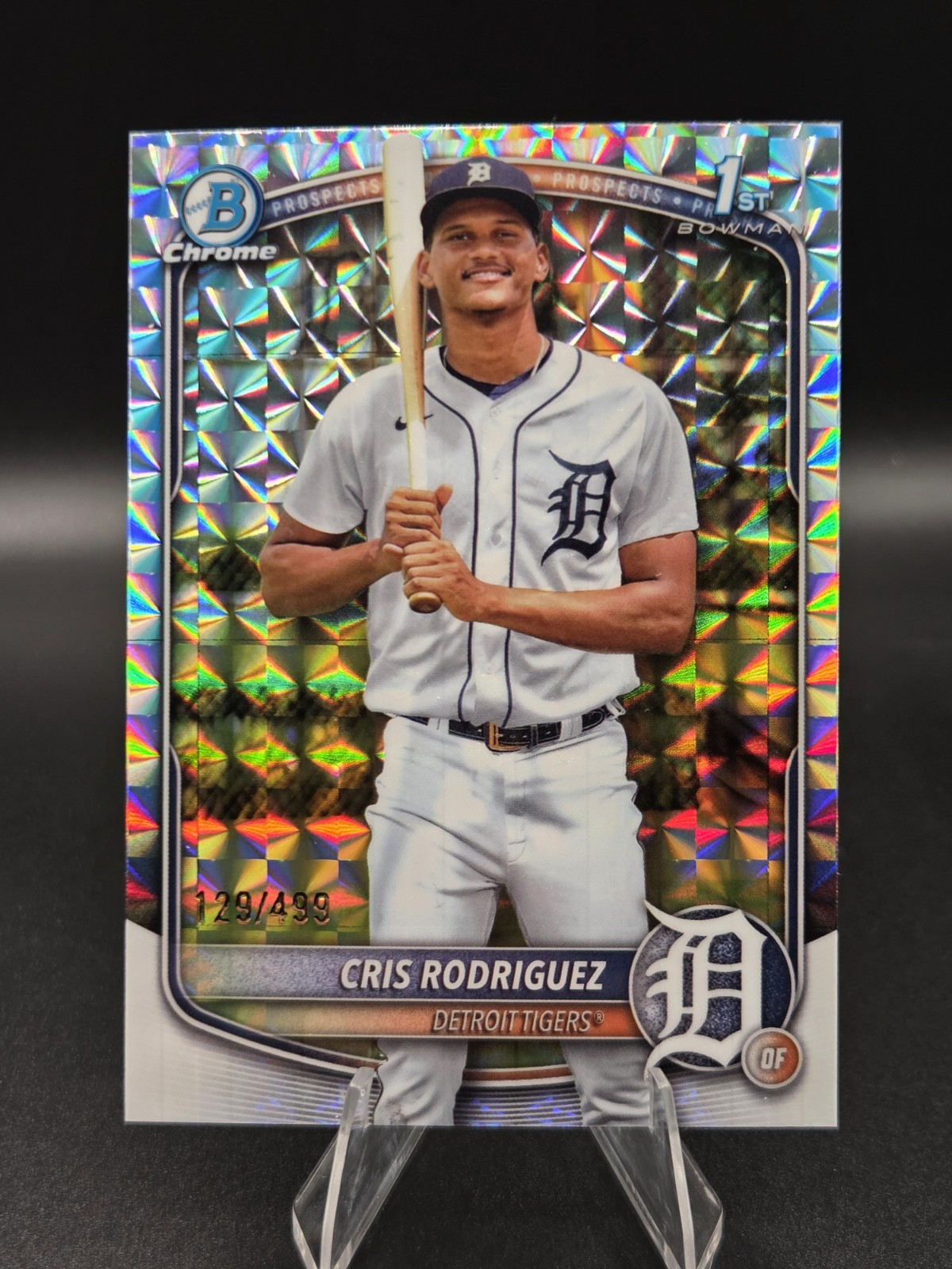 Cris Rodriguez 1st /499 Prospects Geometric 2025 Bowman Chrome #BCP-250