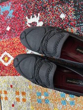 Men 9.5US 995 Dolce&Gabbana Dress Shoes Grey Black Almost unused Luxury Classic