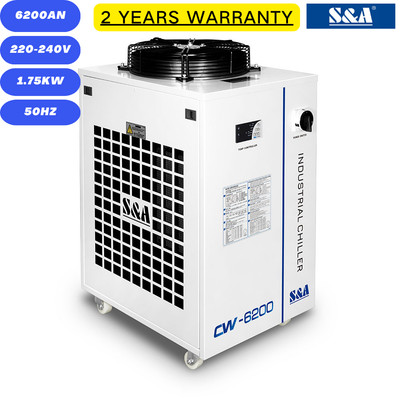 S&A CW-6200AN Industrial Water Chiller For Laser Engraver Cutter Cooling System