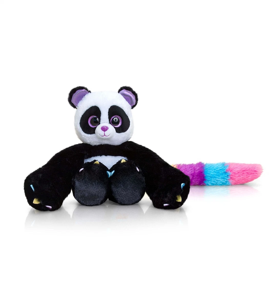 Keel Toys HUGG EMS PANDA With Beanie Weighted Paws NEW No Tags